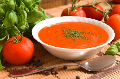 Vegetarian tomato soup recipes